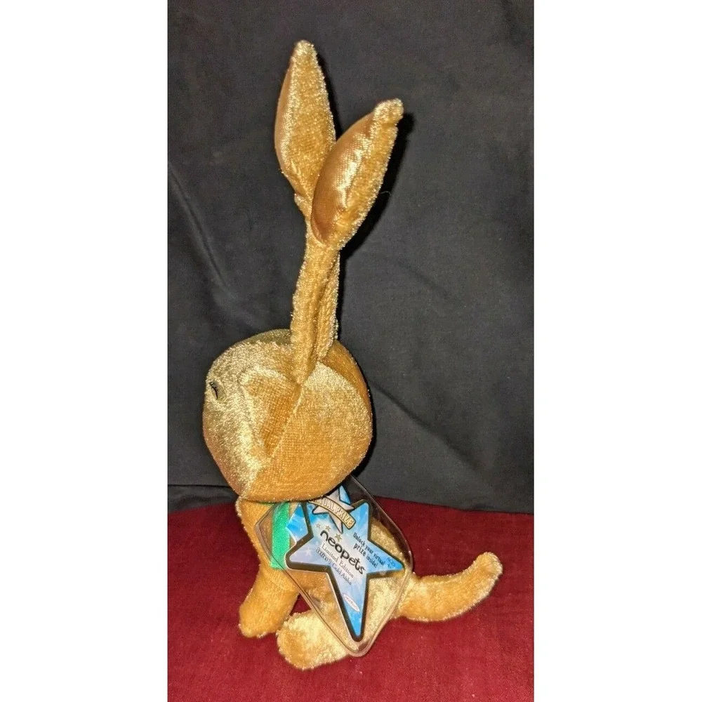 Neopets Gold Aisha Limited Edition Series 1 KeyQuest Plush New With Tags RARE